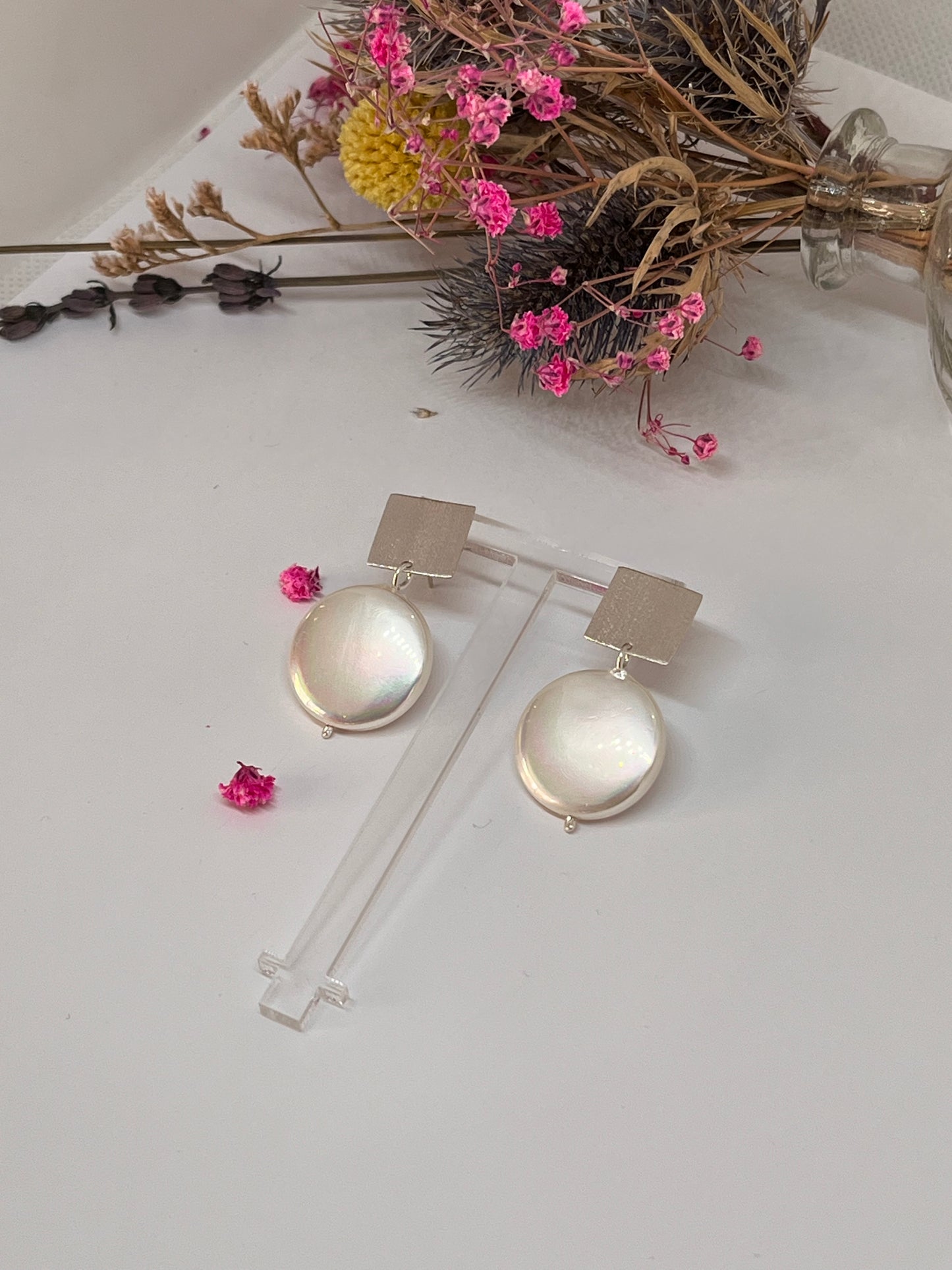 Luz del Mar Earrings - Handmade in 925 Silver