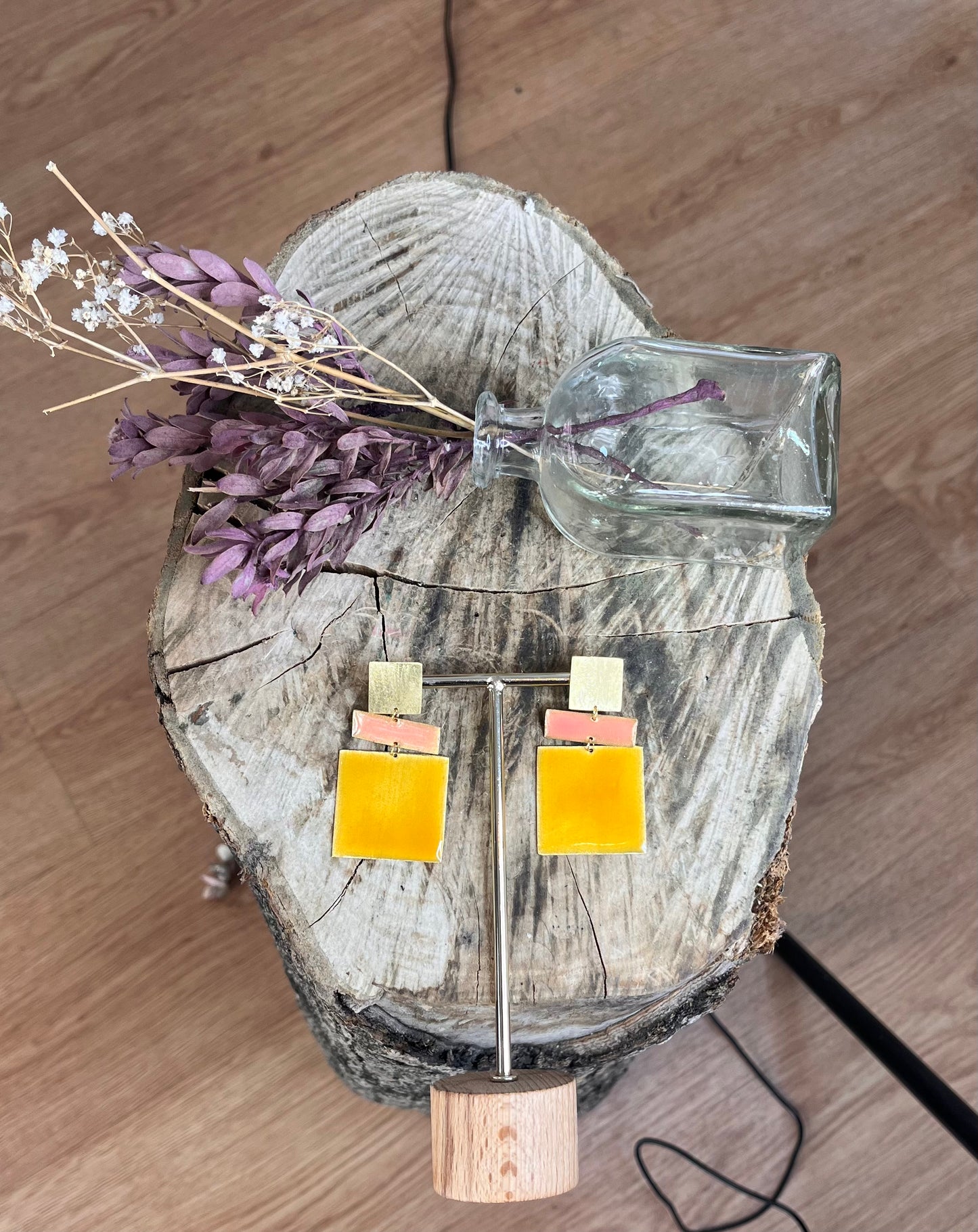 Checkered Earrings