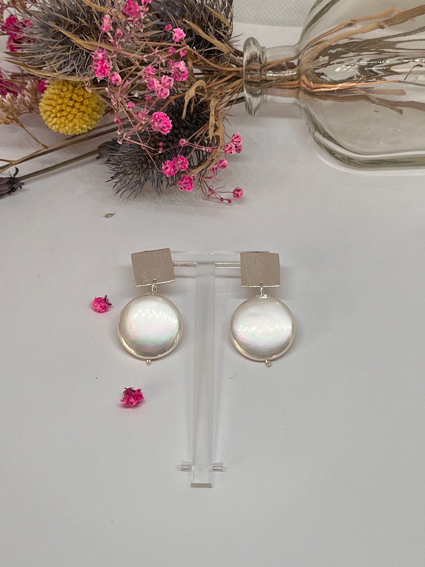 Luz del Mar Earrings - Handmade in 925 Silver