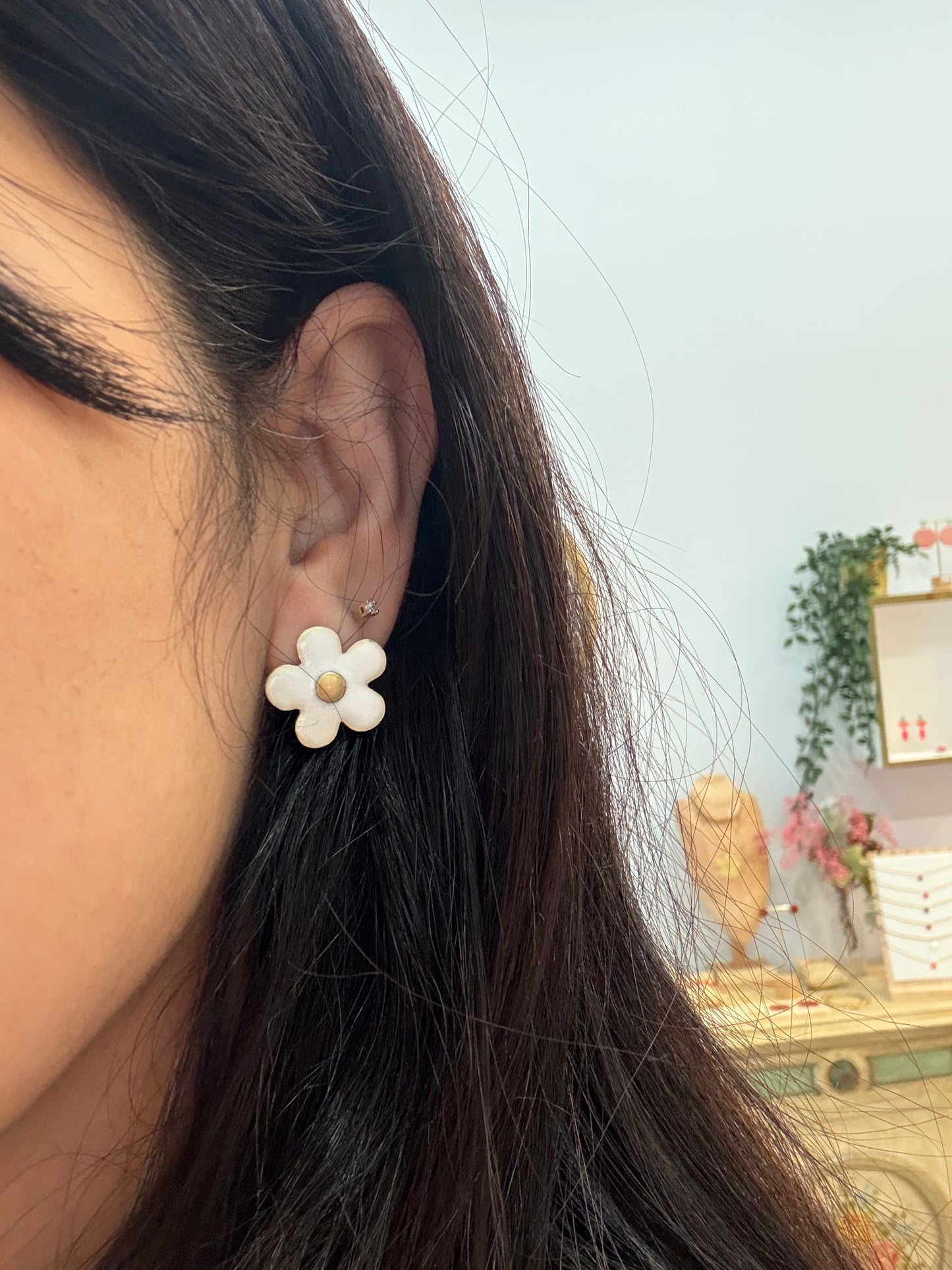 Pendientes Blanca