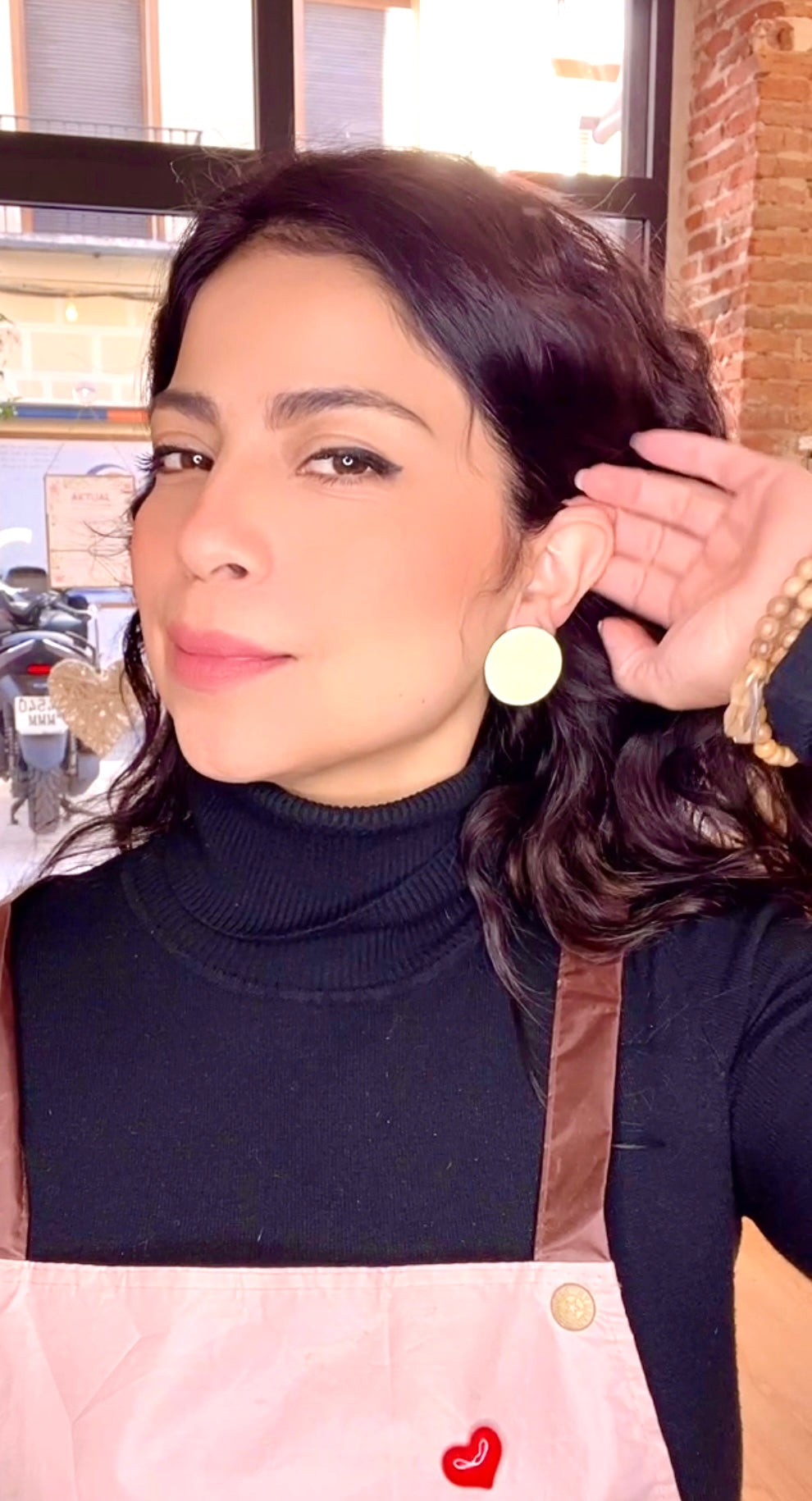 Golden Reflection Earrings