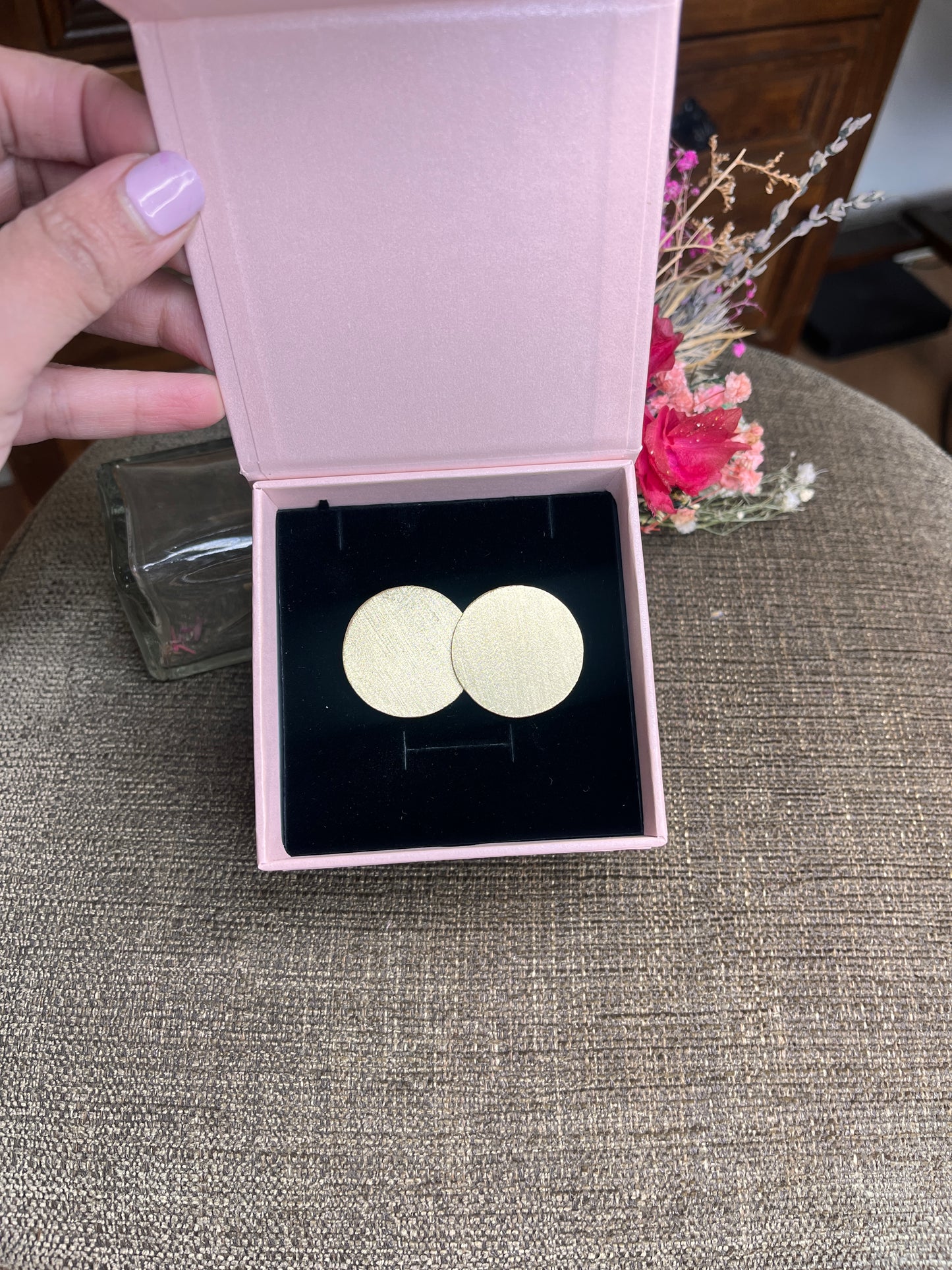 Golden Reflection Earrings