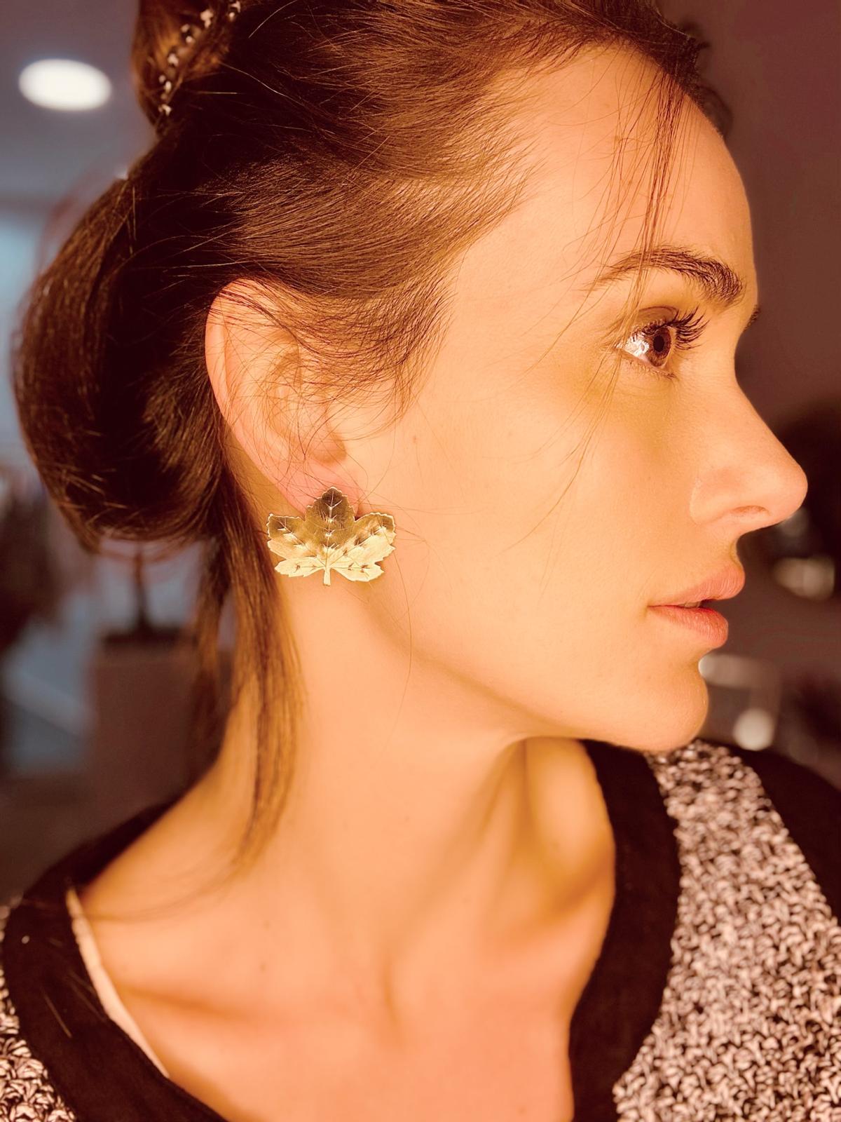 Irene Esser pendientes otoño en latón