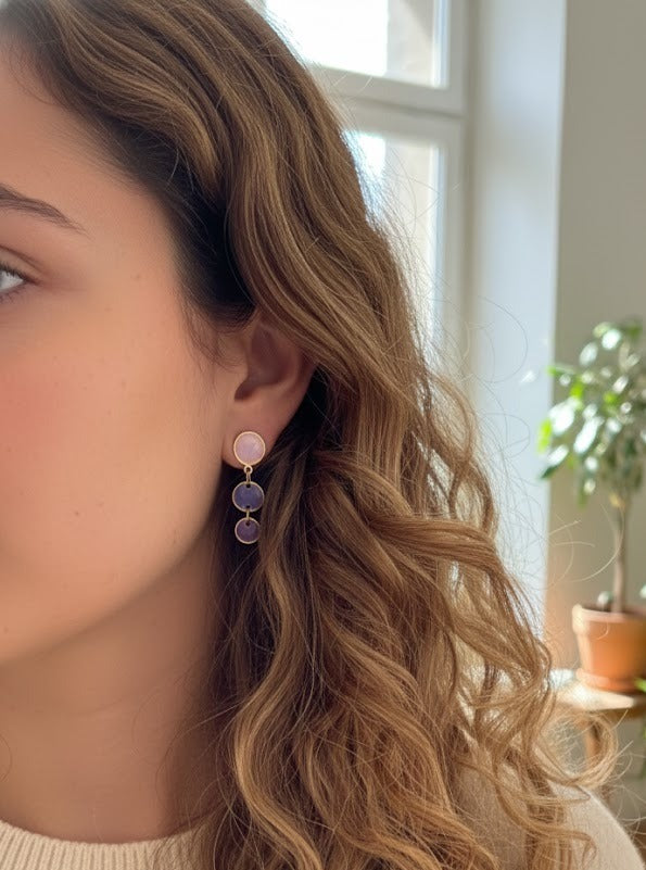 Pendientes Espíritu Lavanda