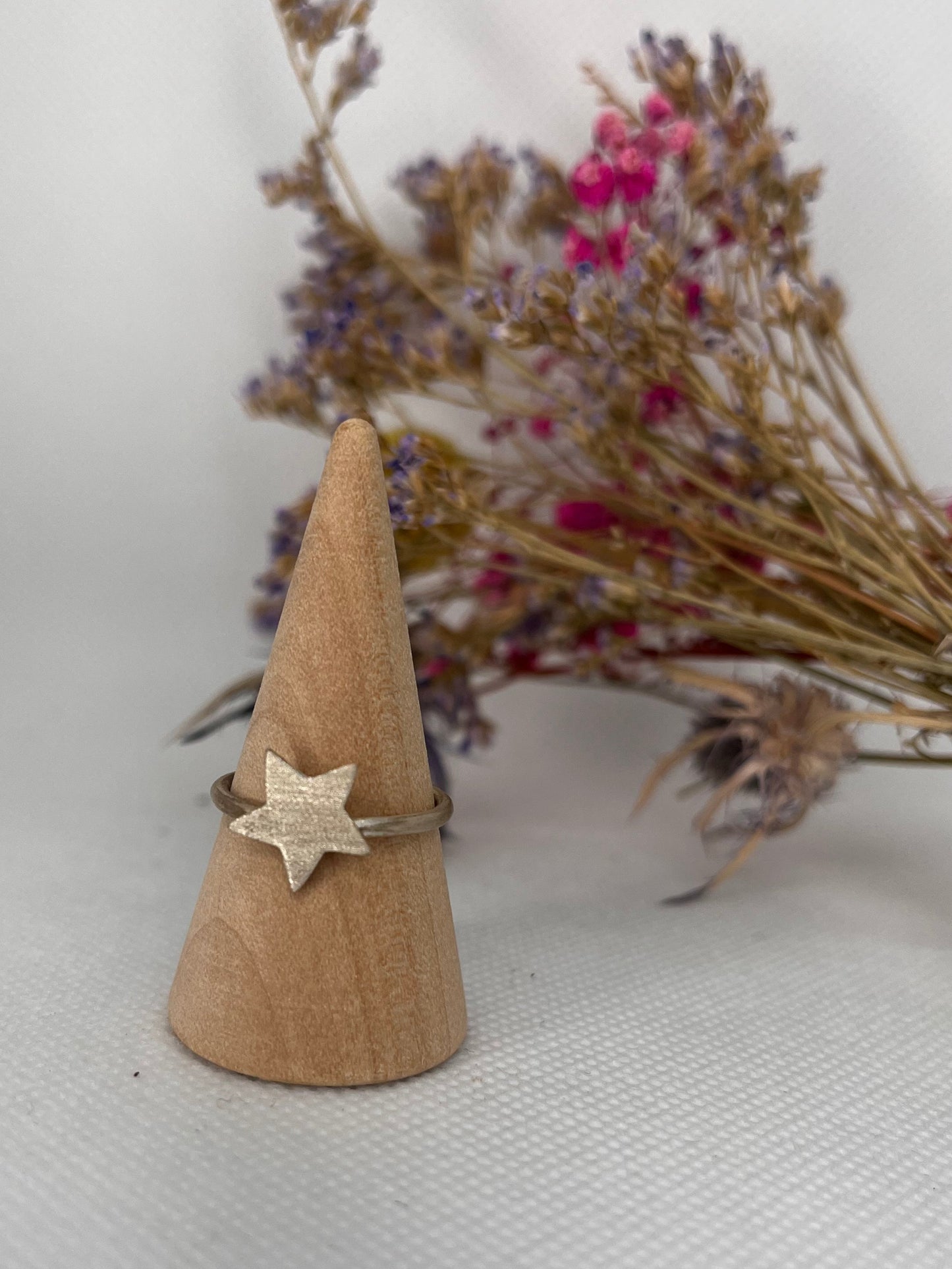 Star ring in 925 silver