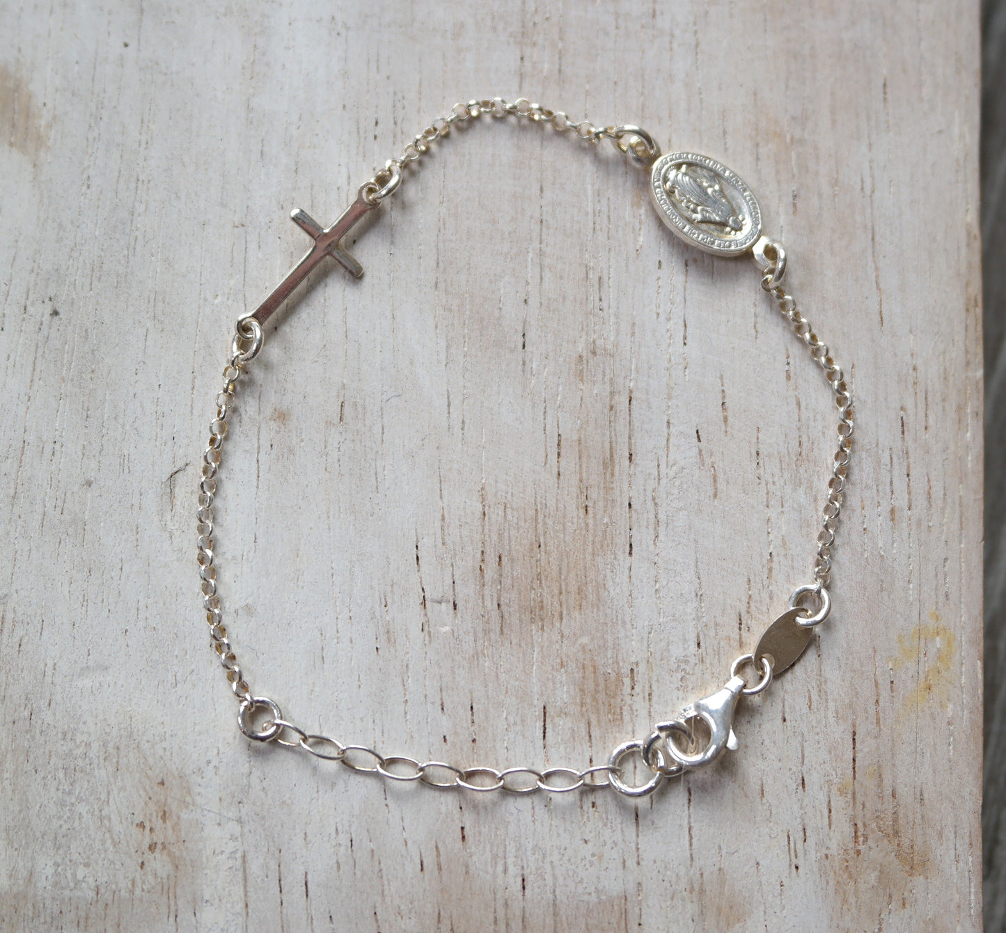 pulsera de plata oracion