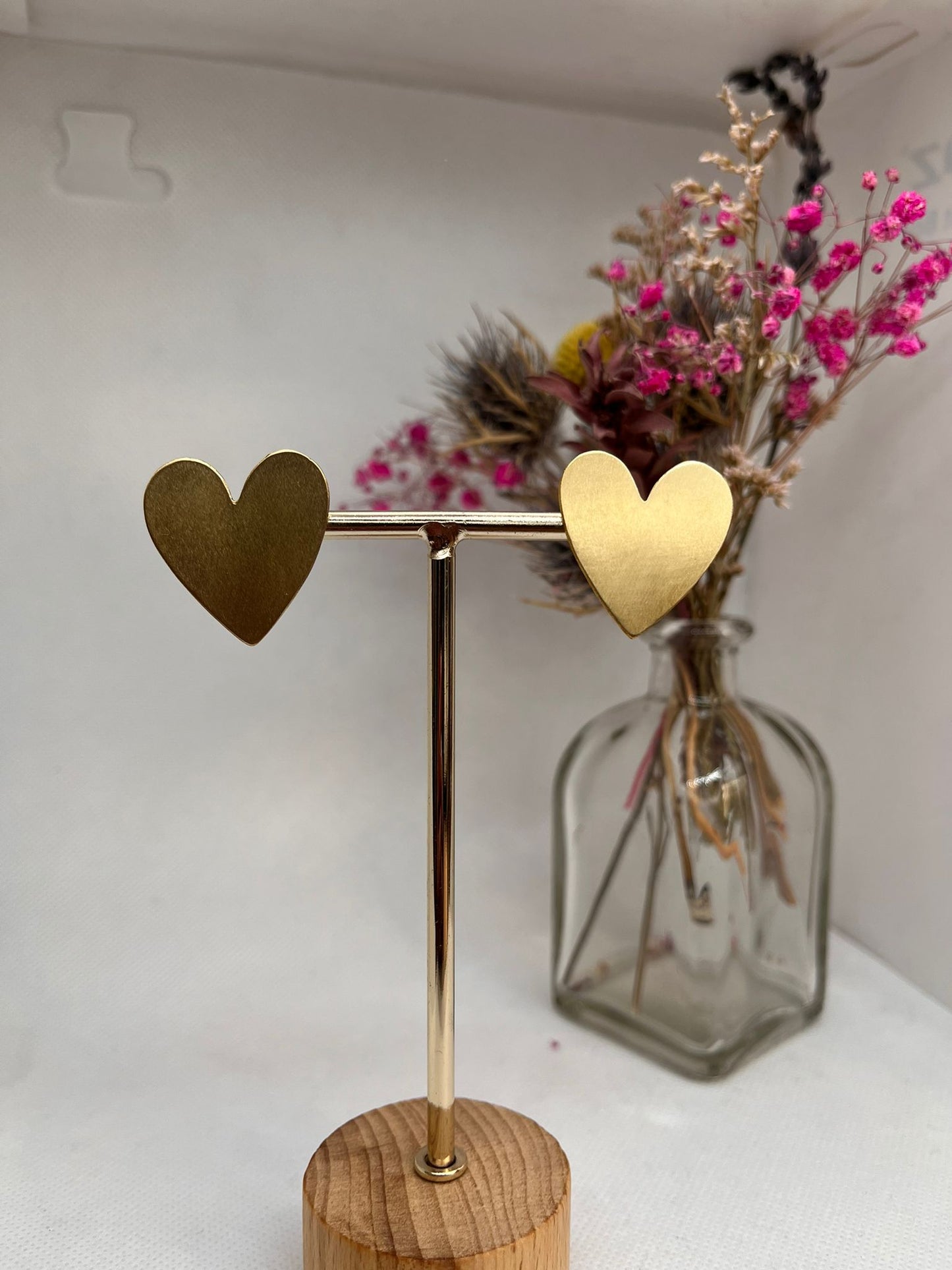 Golden Heart Earrings