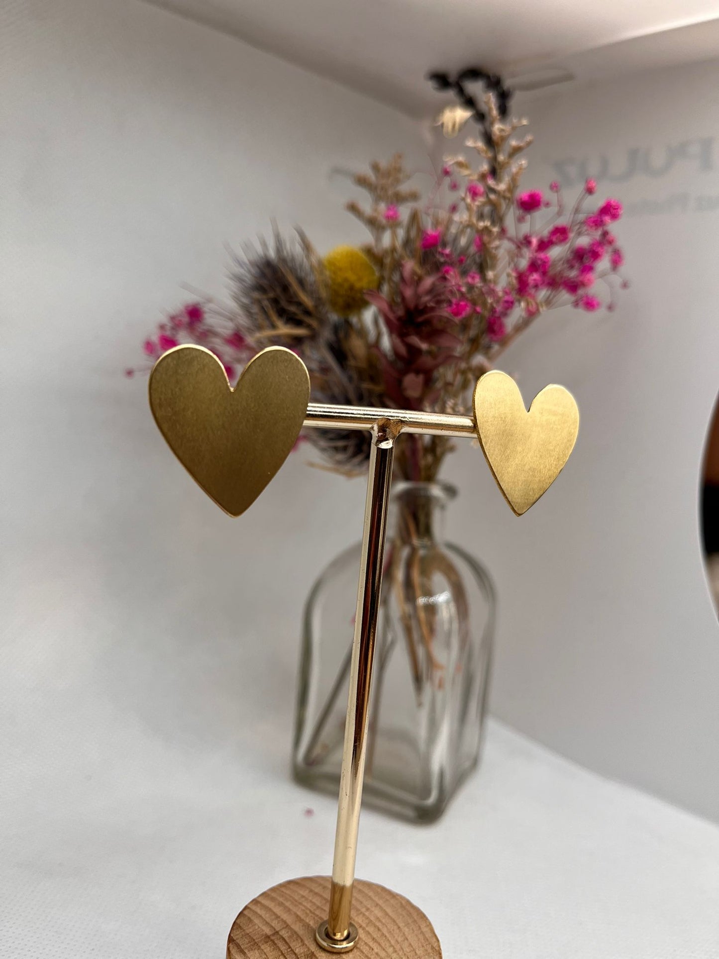 Golden Heart Earrings