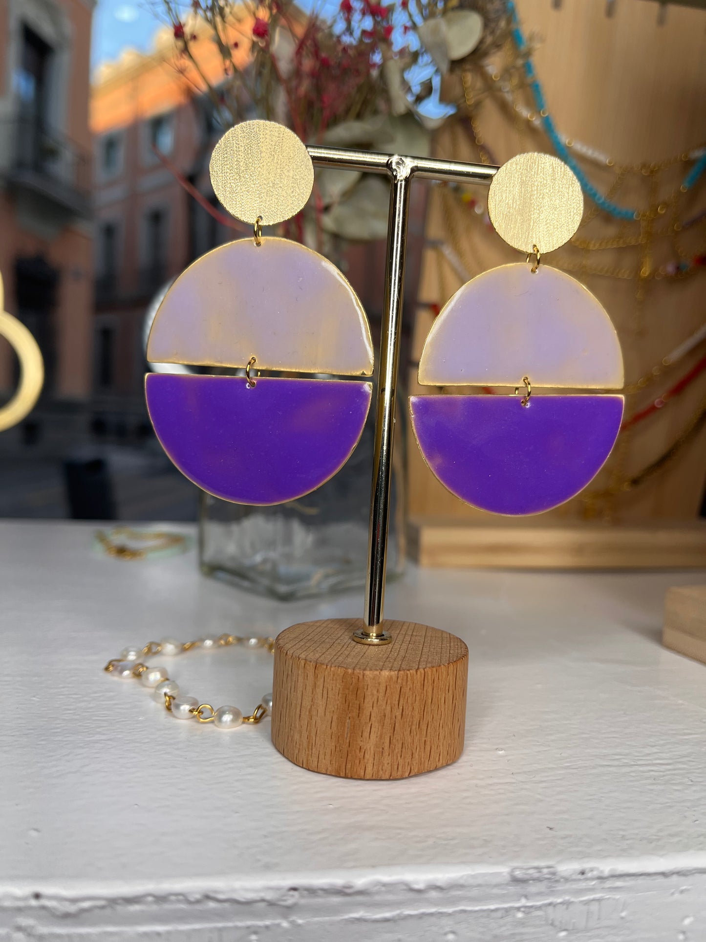 Lilac Earrings