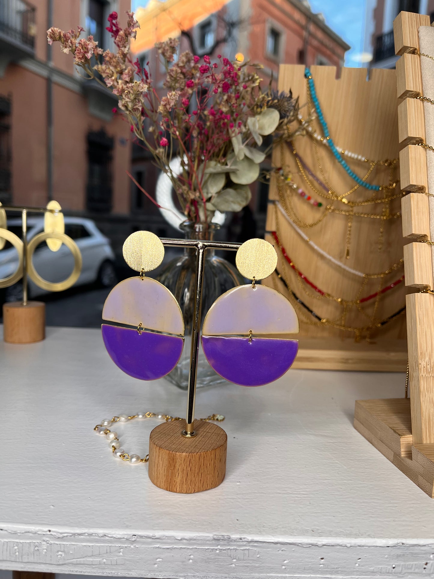 Lilac Earrings