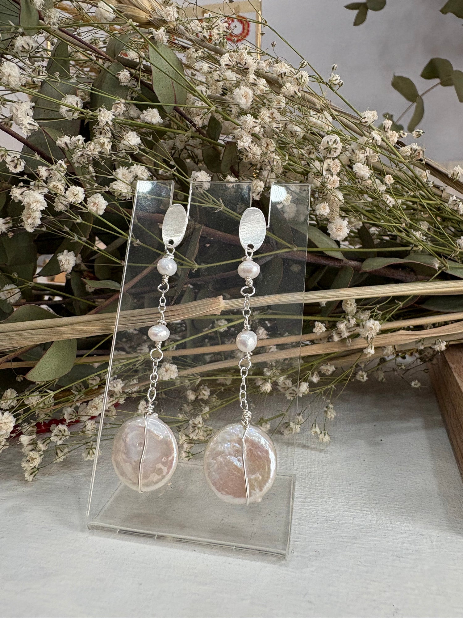 Pendientes de plata hechos a mano | Joyería artesanal desde Madrid