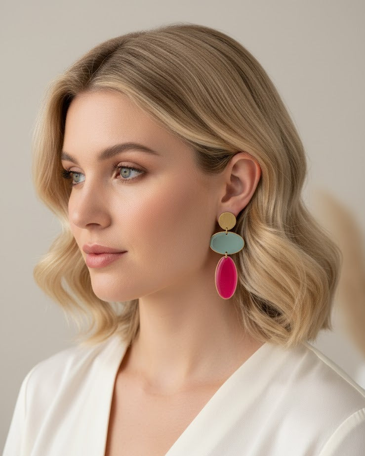 Pendientes Maxicolor