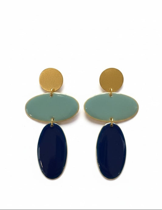 Pendientes Maxicolor Azules