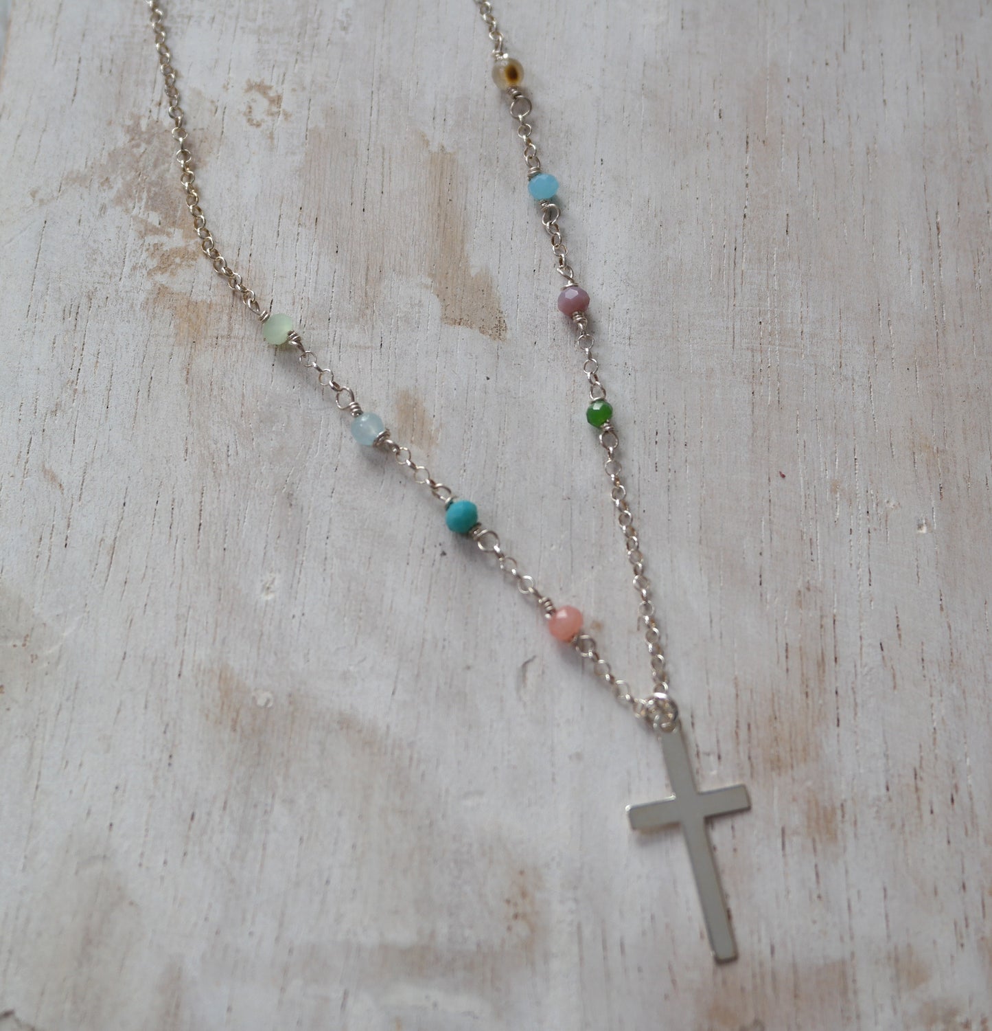 Collar de plata La Alegría de la oración