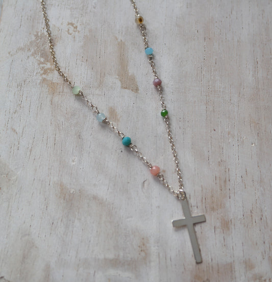 Collar de plata La Alegría de la oración