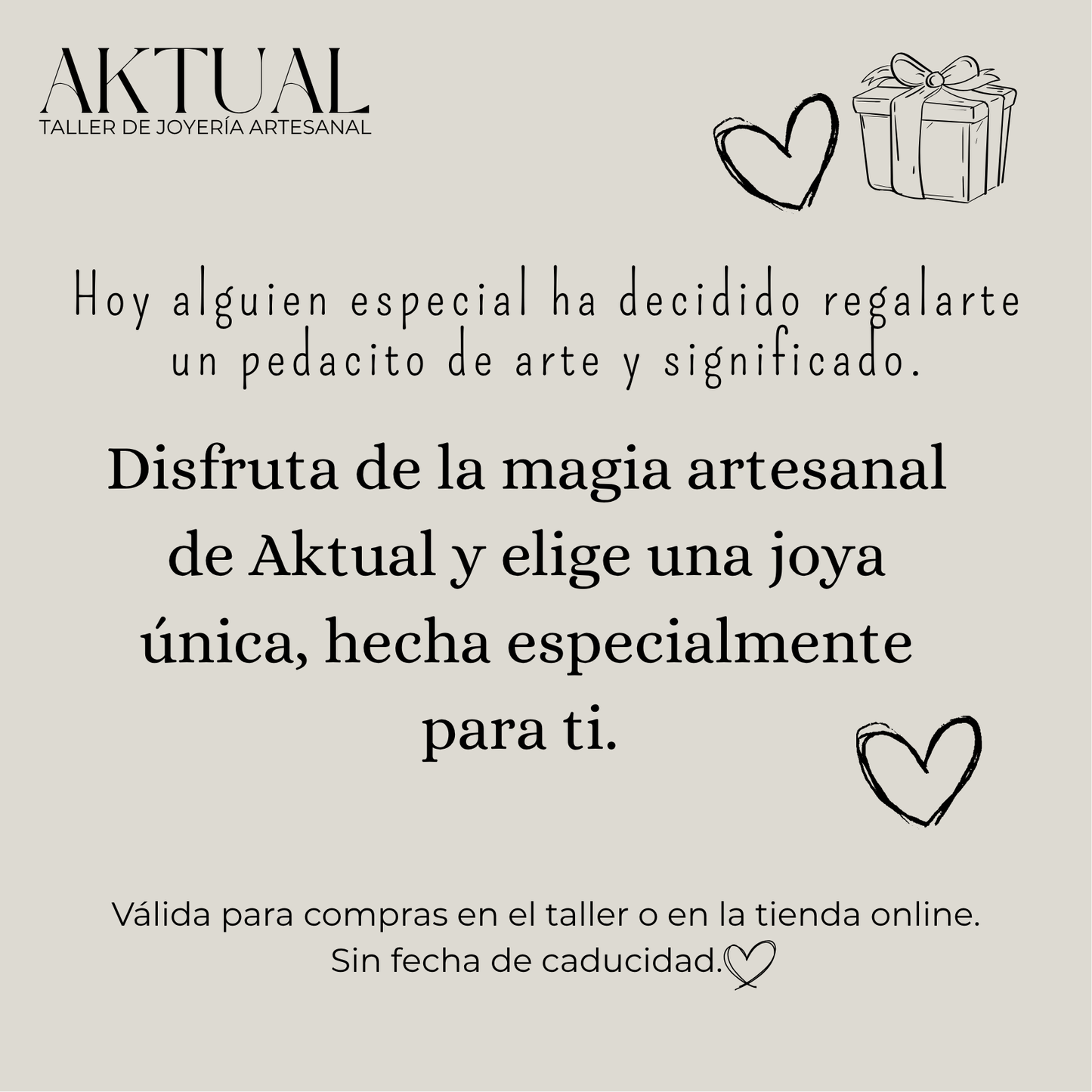 Tarjeta de Regalo Aktual