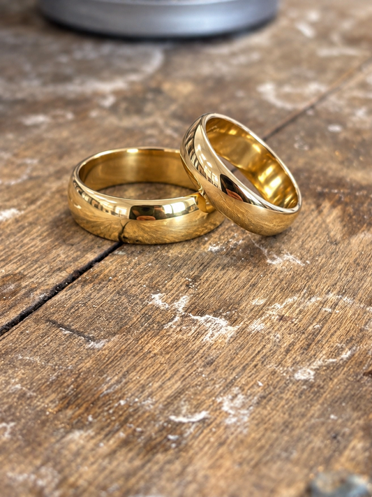 Crea tus propias alianzas de boda en oro | Taller en Madrid