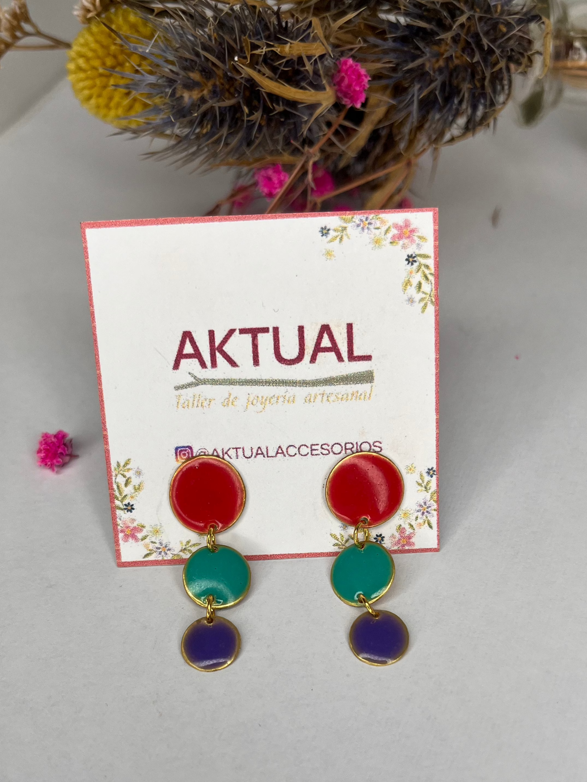 pendientes originales hechos a mano en madrid 