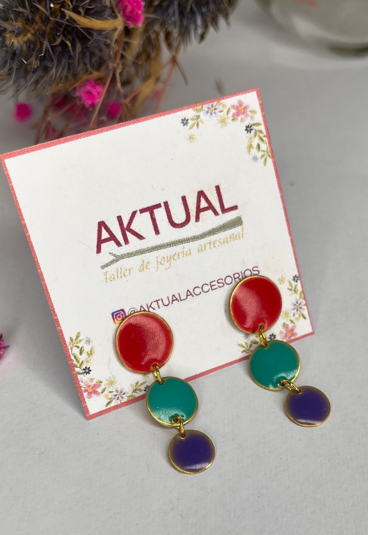 pendientes originales hechos a mano en madrid 