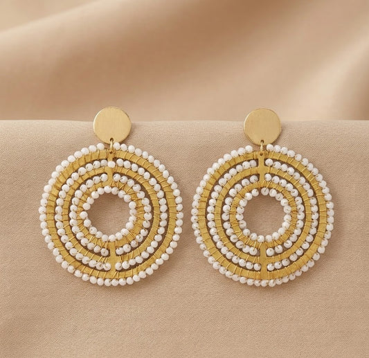 Pendientes MAXITEJIDOS Blancos