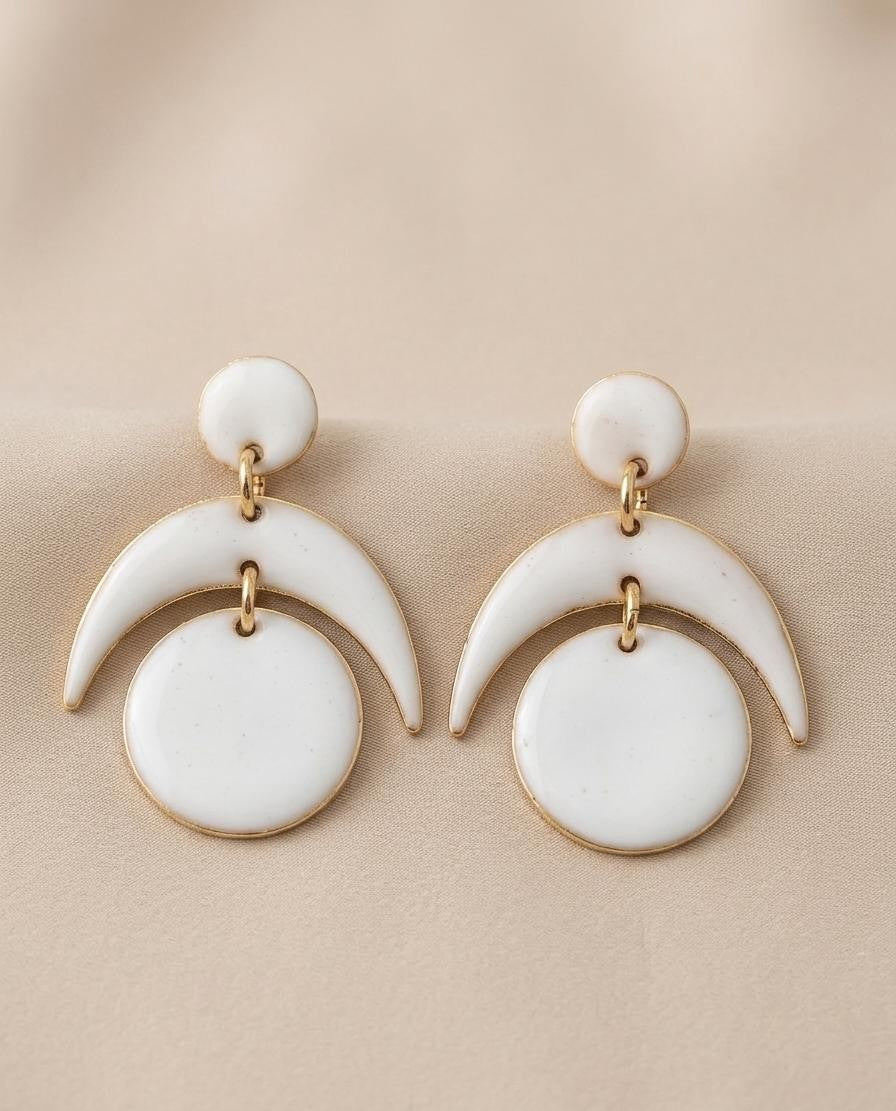 White Angel Earrings