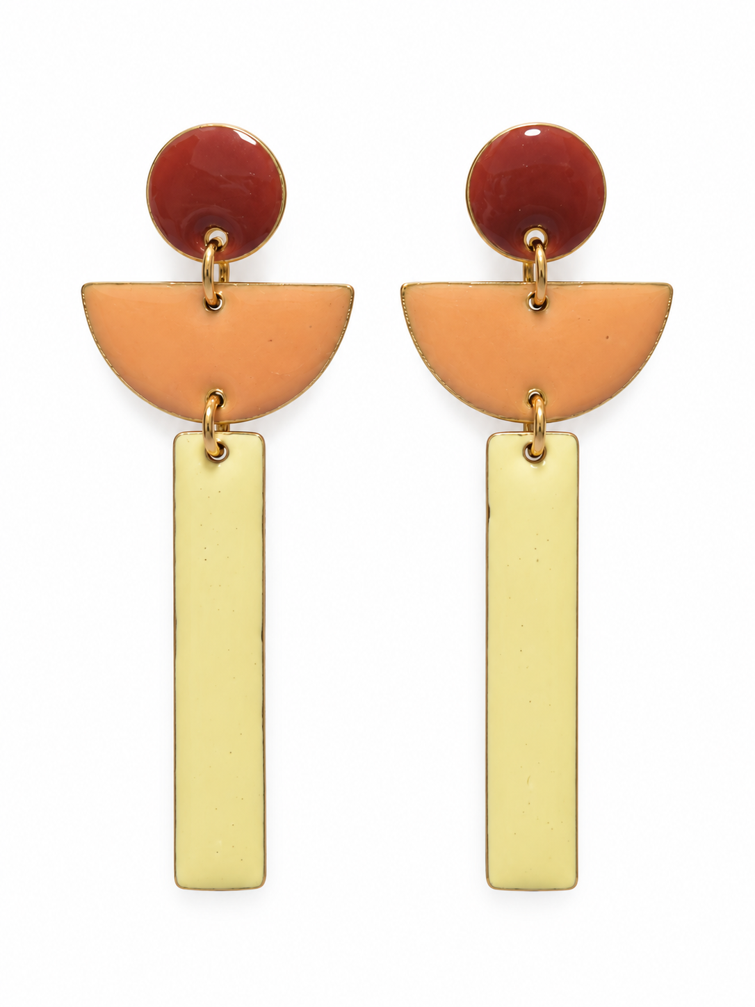 Pendientes Alegría Viva · pendientes artesanales pintados a mano