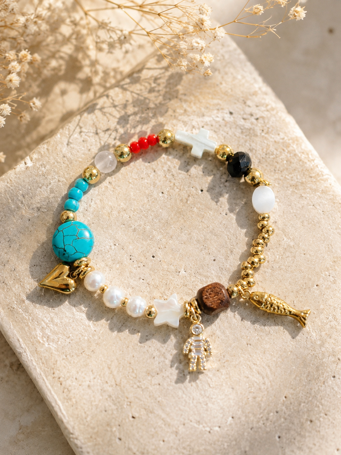 Pulsera de la Historia Más Bonita del Mundo | Acero Dorado